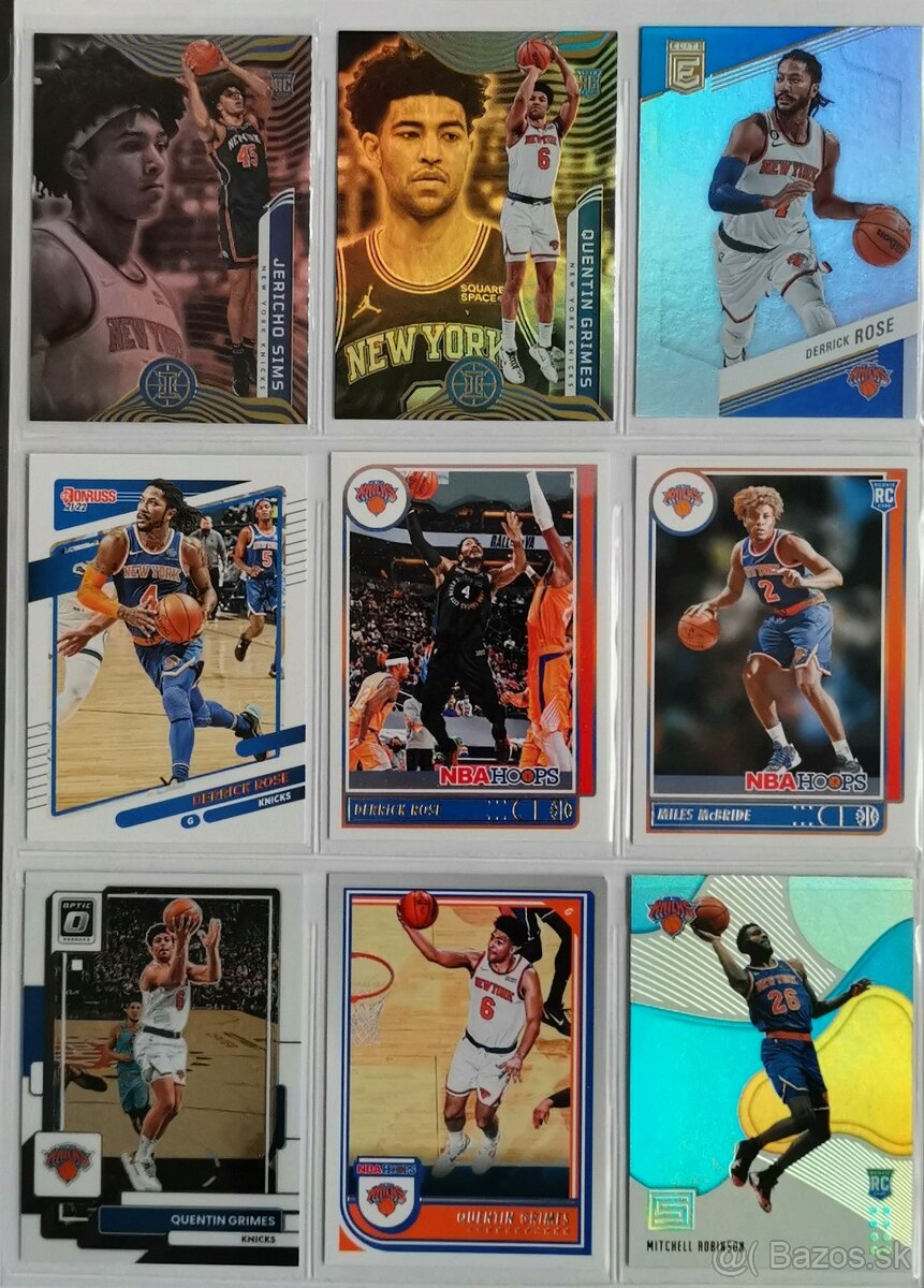 NBA karty - NY Knicks (143 kariet) - 6