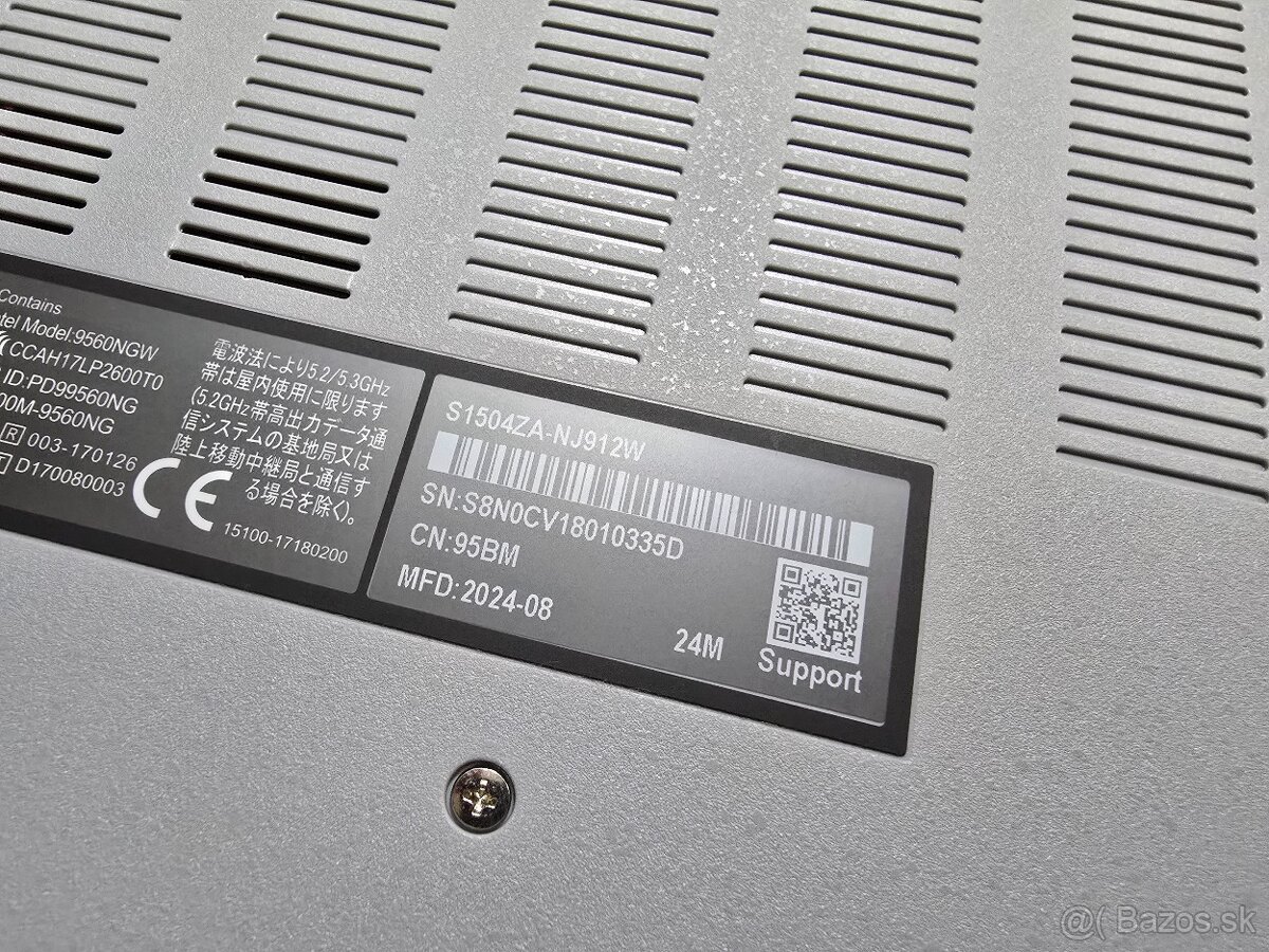 Asus Vivobook 15 model 2024 so 16gb ram 512gb ssd diskom a i - 6