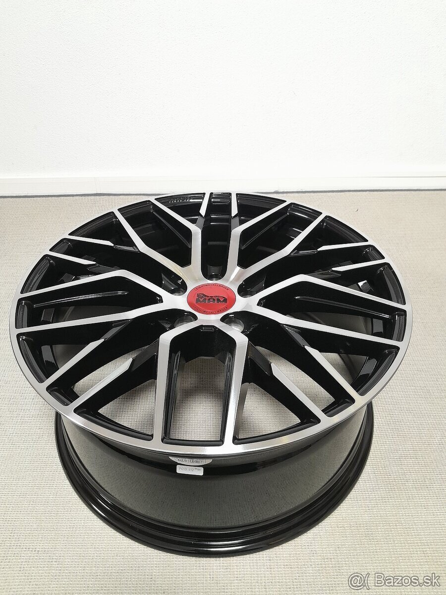 Alu disky MAM RS4 R17 5x112 7.5J Et45 a Et35 Škoda Audi Vw - 6
