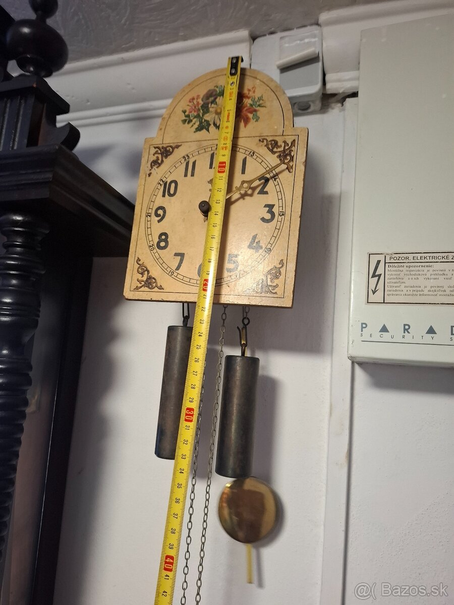 Predám funkčné polbicie starožitné hodiny druhá polovica 19 - 6