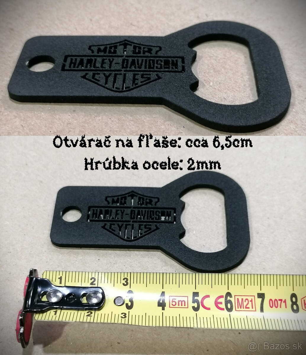 ☠︎︎ Harley Davidson vešiaky, otvárače fliaš ☠︎︎ - 6