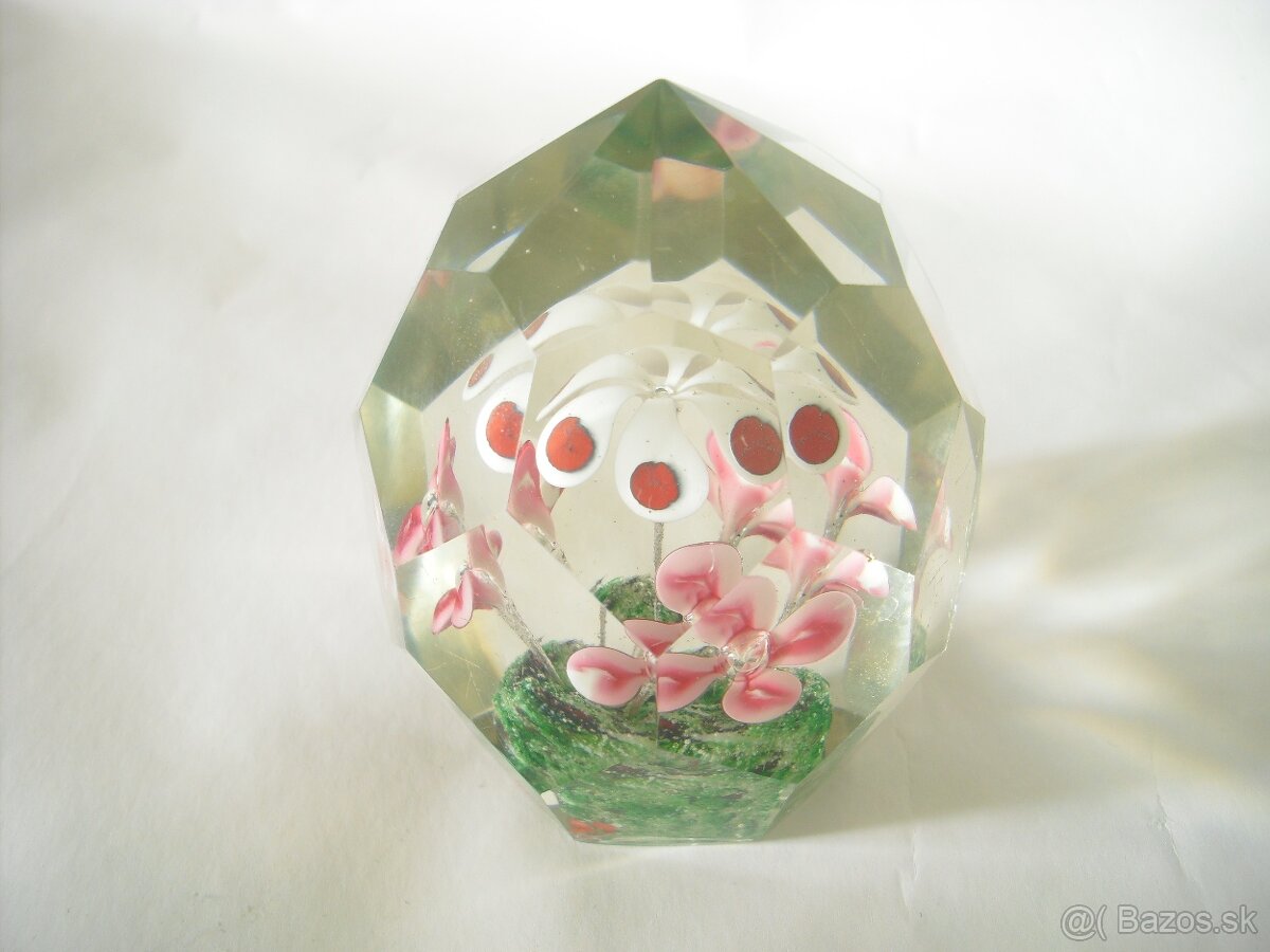 predam starozitne brusene sklenene tazitko 1900 3 ks - 6