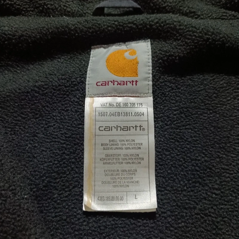 Carhartt čierna bunda hrubá bunda zimná bunda Carhartt WIP L - 6