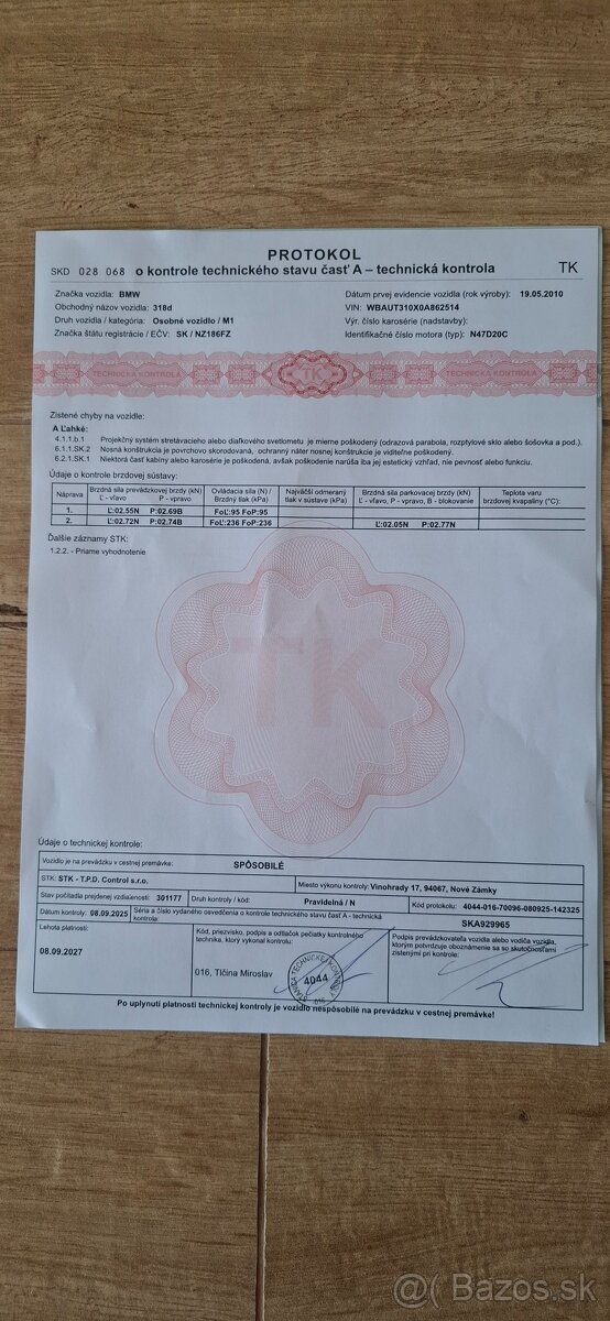 BMW 318d 105kw 2010 ,6 rychlostny automat - 6