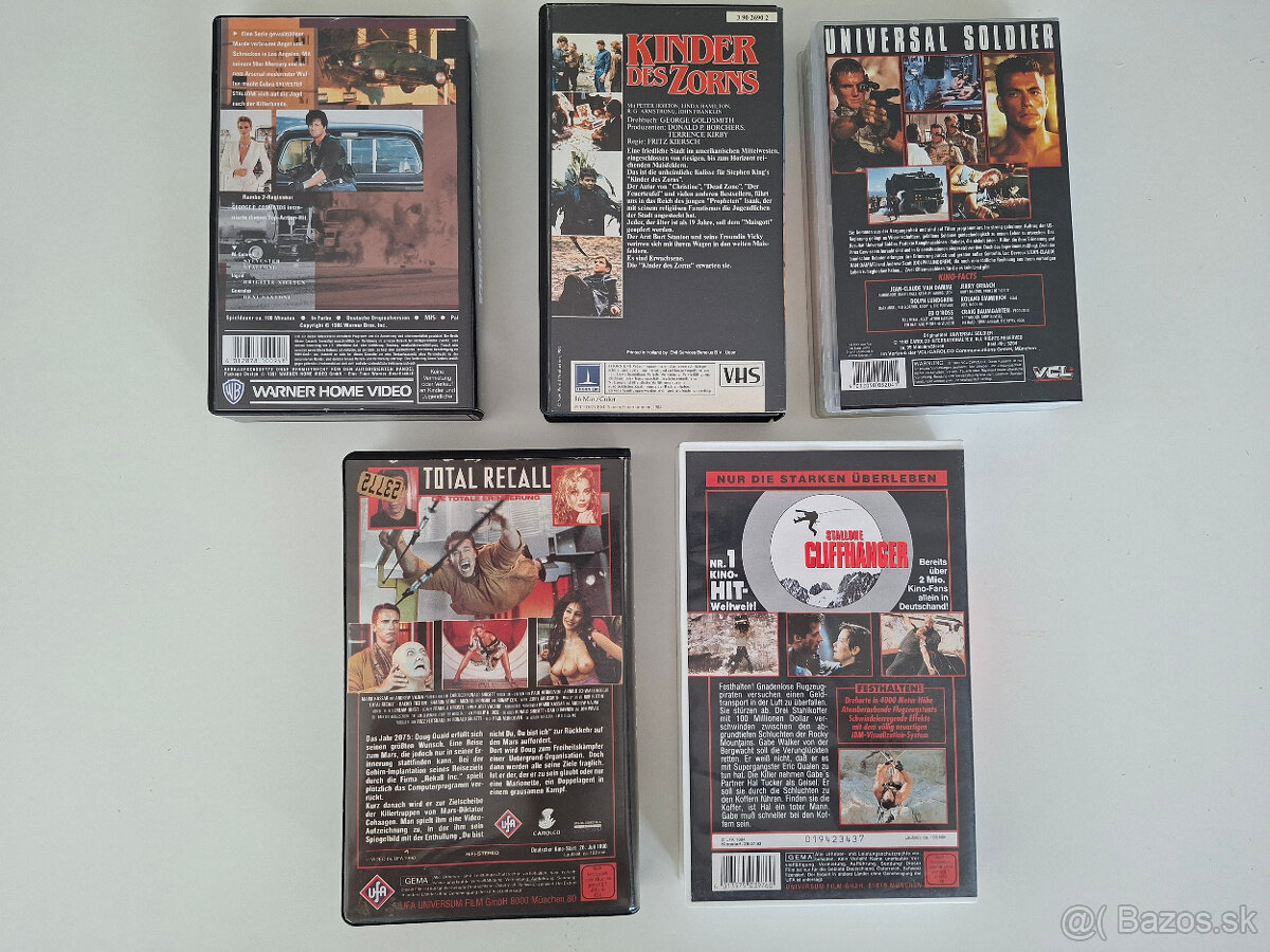 Nemecké originálne VHS videokazety - 6