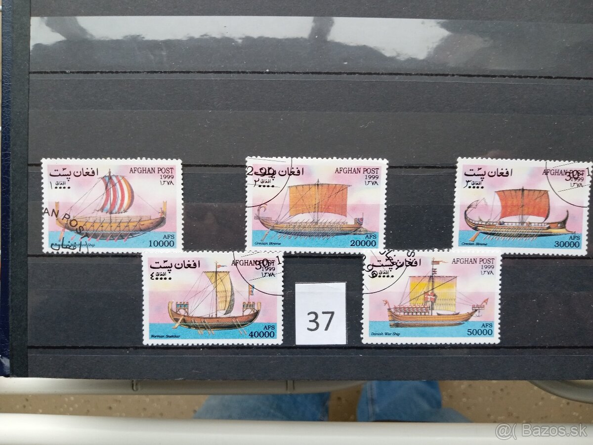 Poštové známky č.438 - ÁZIA - 20 ks sérií - 6