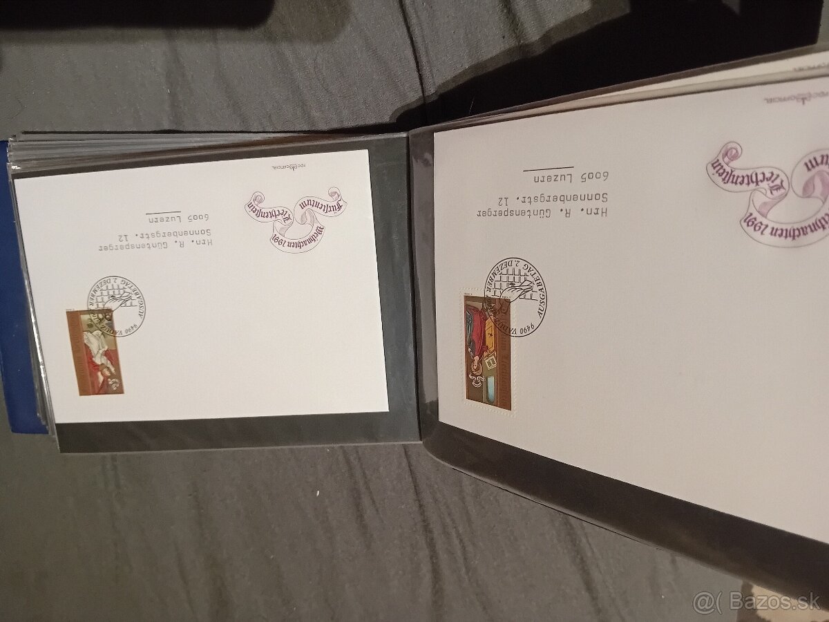 Lichtenštajnsko FDC v albume - 6