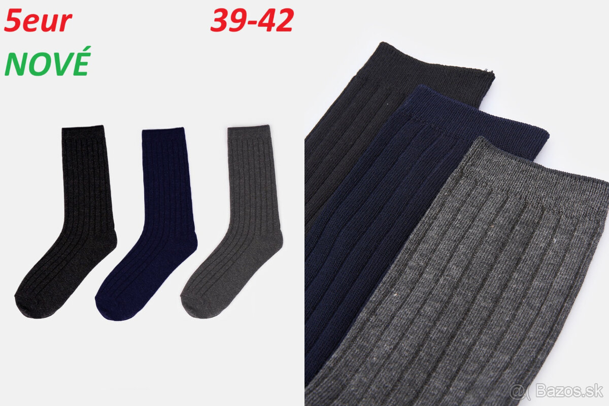 Ponožky - Bavlna, Bambus, Mercer, Členkové - 6