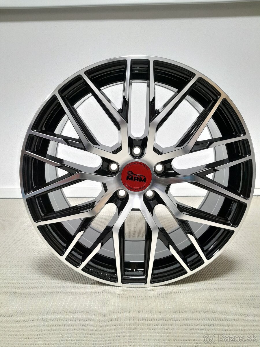 Alu disky R18 5x112 ET45 8J MAM RS4 BFP Seat Audi Vw Škoda - 6