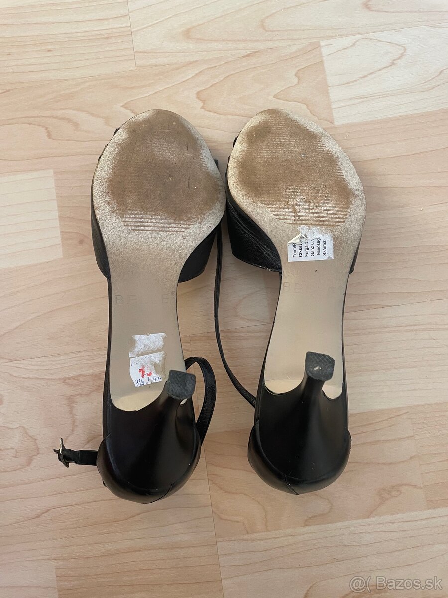 dámske čierne sandale veľ. 37 - 6
