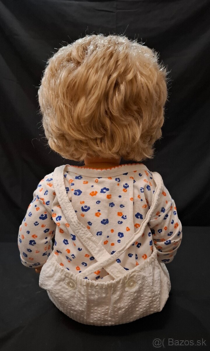 Stará bábika československej výroby, dĺžka 57 cm - 6