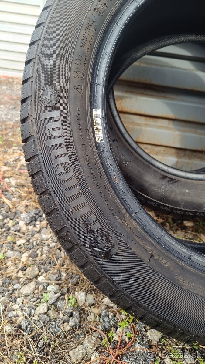 Dve pneumatiky Continental 225/50 R16 zimné - 6