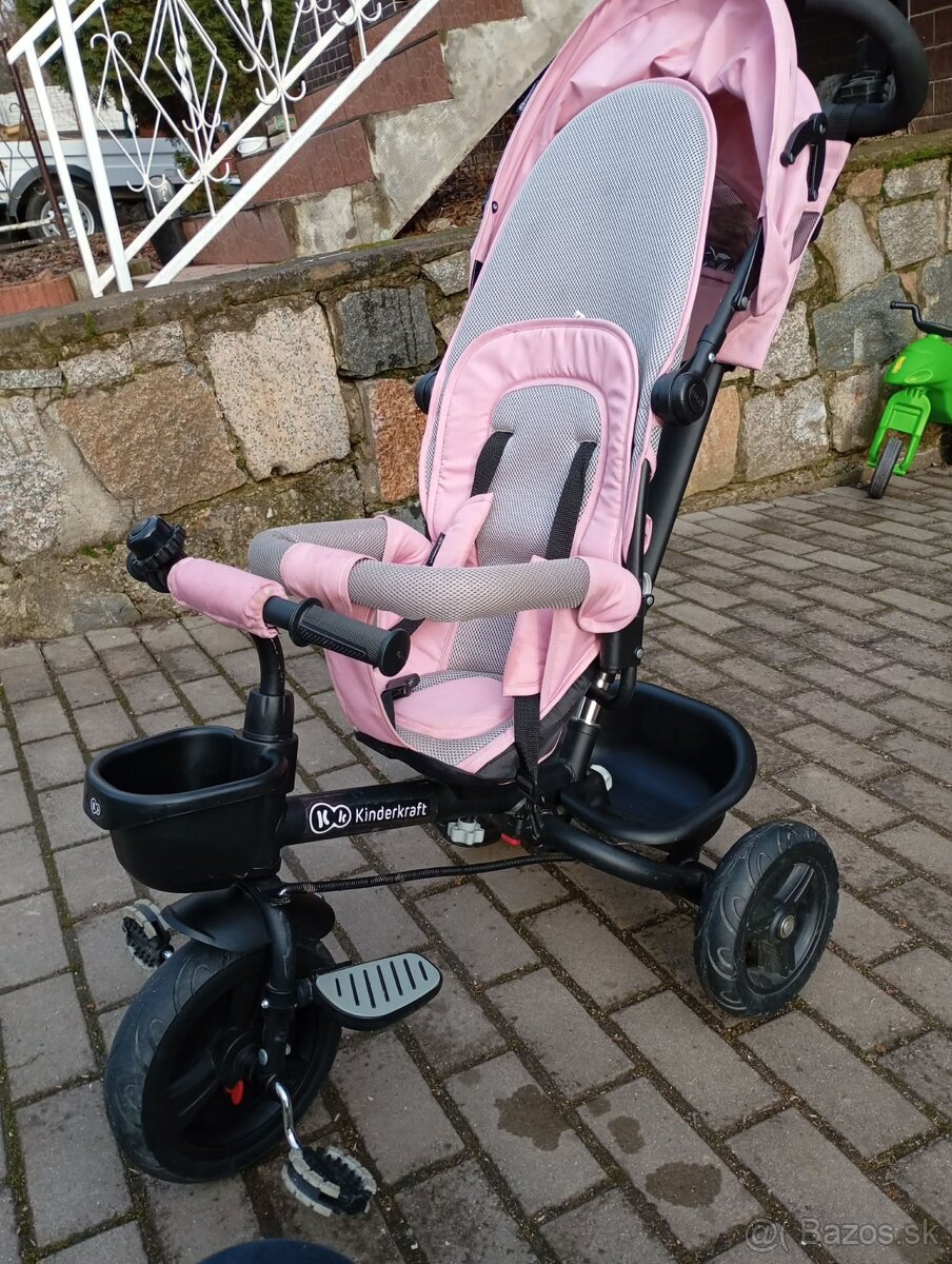 Kinderkraft trojkolka -ružová - 6