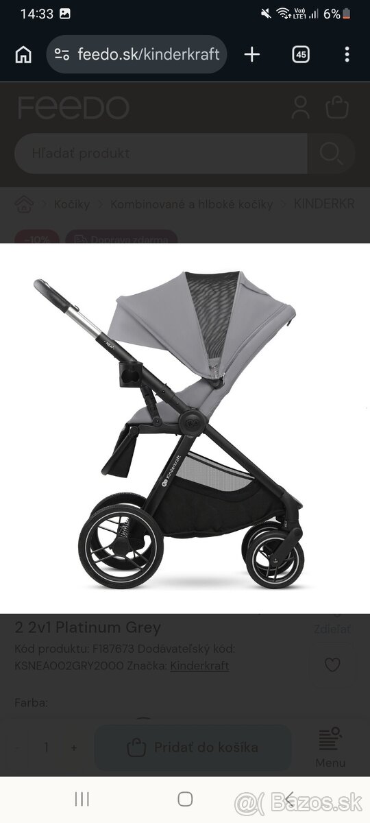 Kočík Kinderkraft Nea - 6