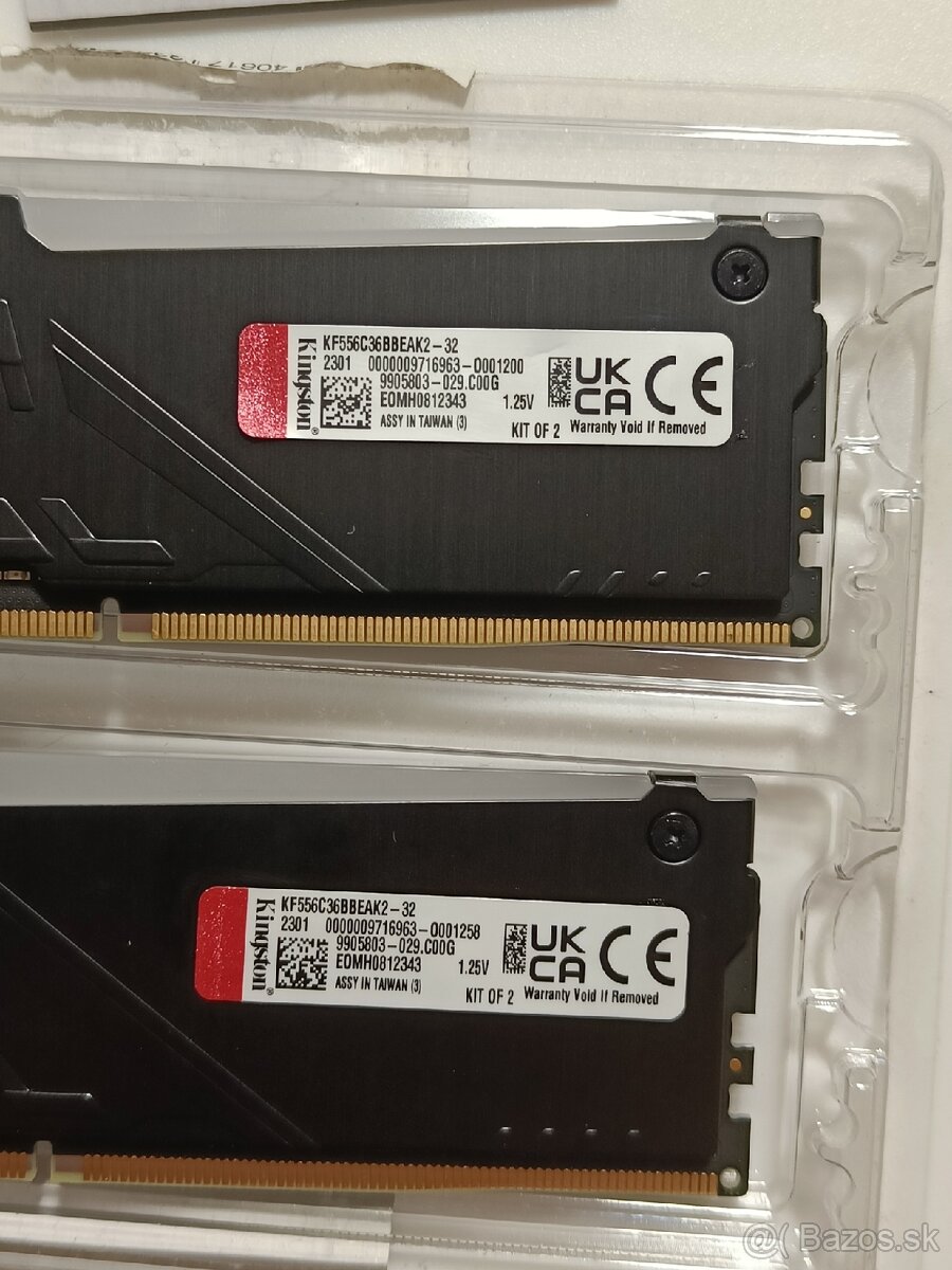 Kingston FURY RGB DDR5 32GB 5600MHz CL36
- 6