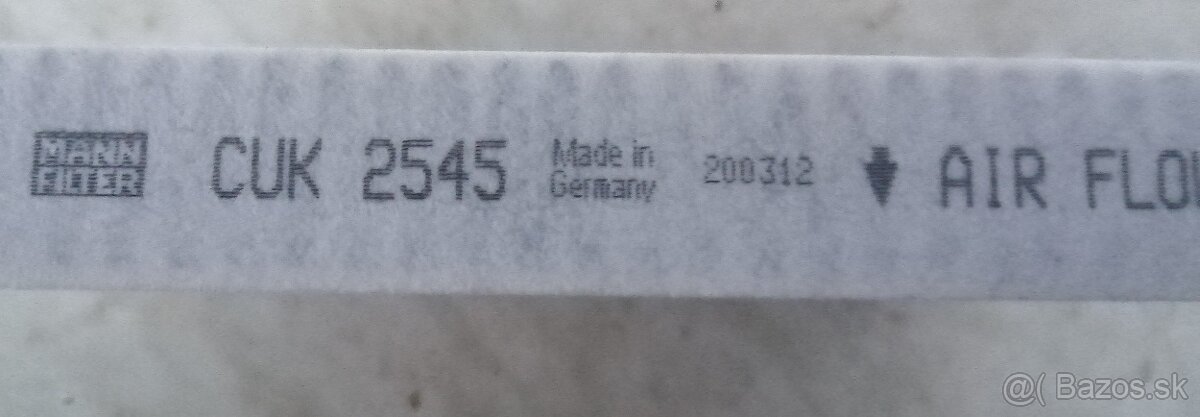 MANN FILTER CUK 2545 - 6