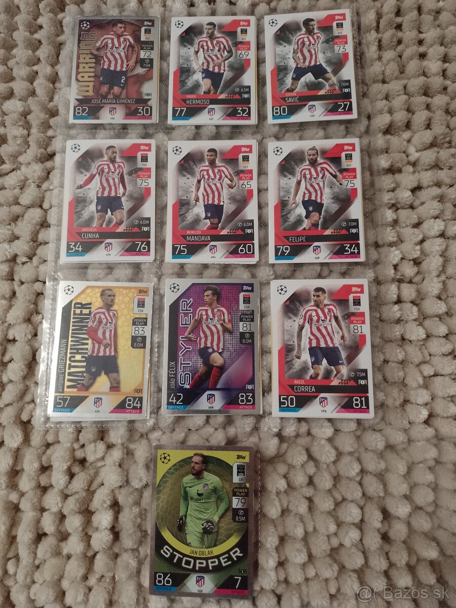 Futbalové karty - muži - 6