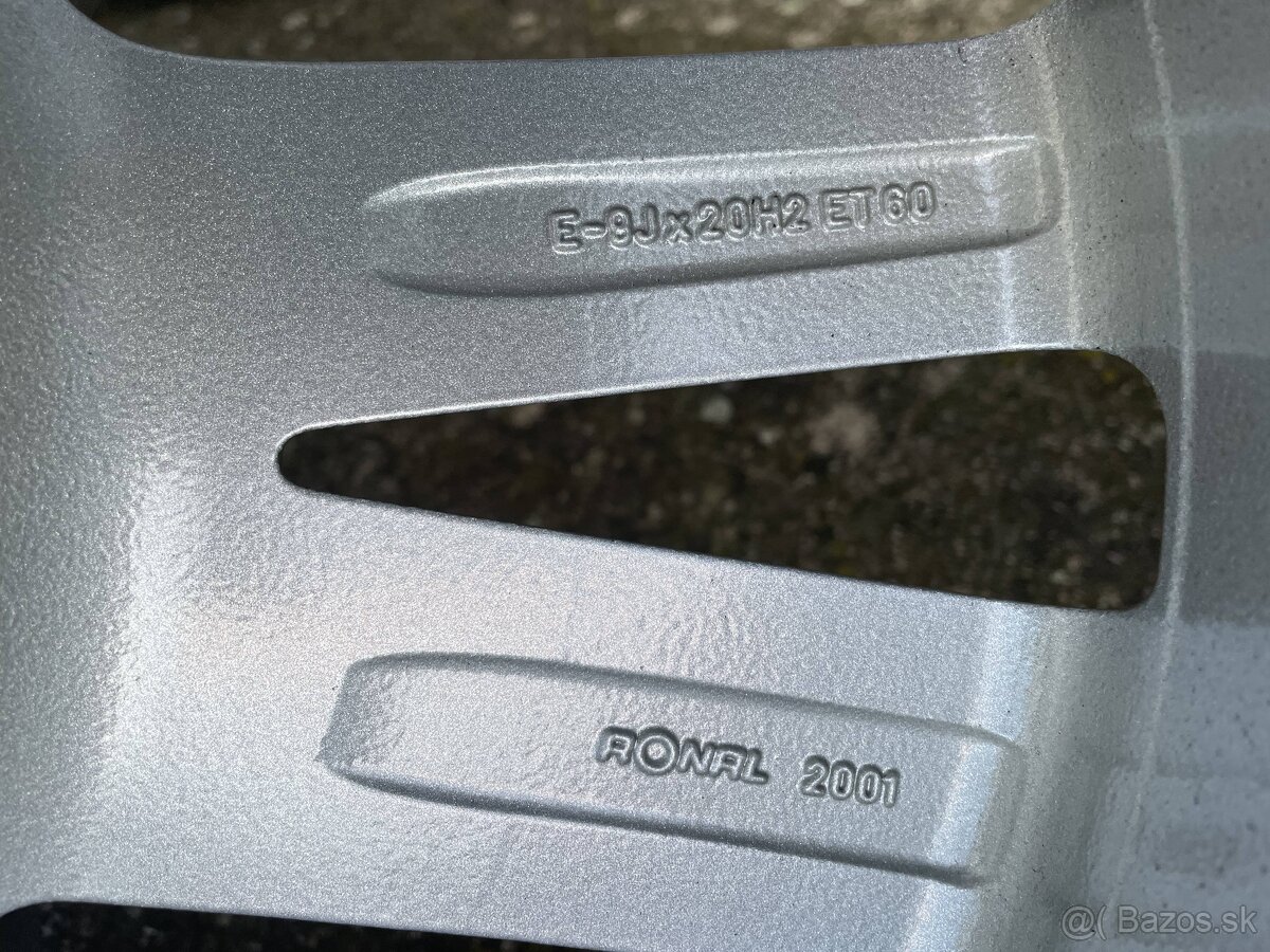 AUDI orig. ALU DISKY 5x130 9jxR20 ET60 4L0601025AJ SKODA BM - 6