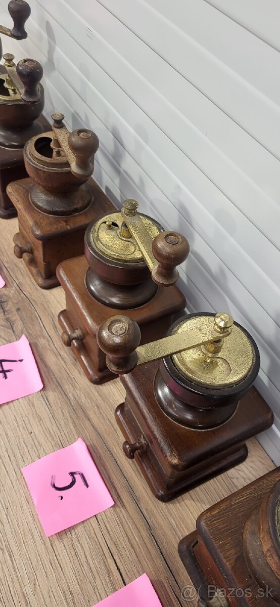 Mlynčeky na kavu s drevenou nasypkou - 6