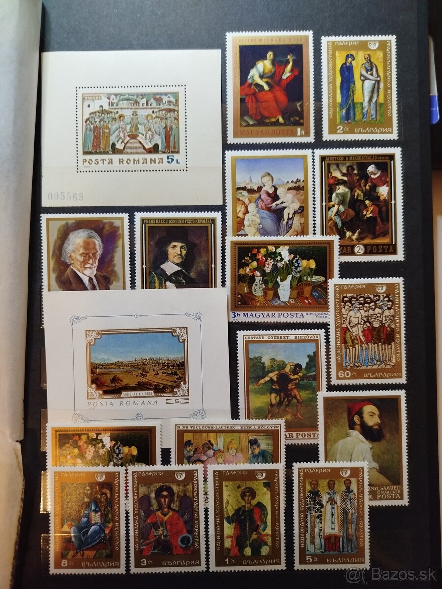 umenie - partia známok - 6