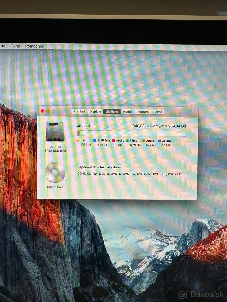 iMac 20” SSD 960 6GB RAM - 6