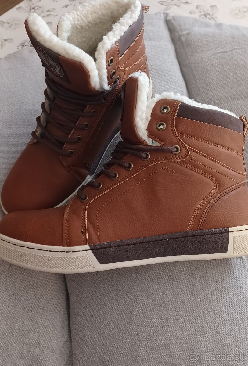 Pánske zateplené topánky - 6