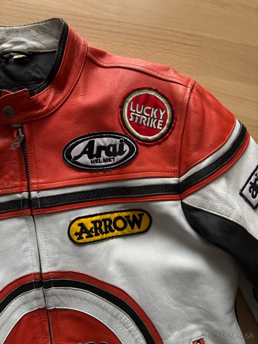 Kožená moto bunda Lucky Strike - 6