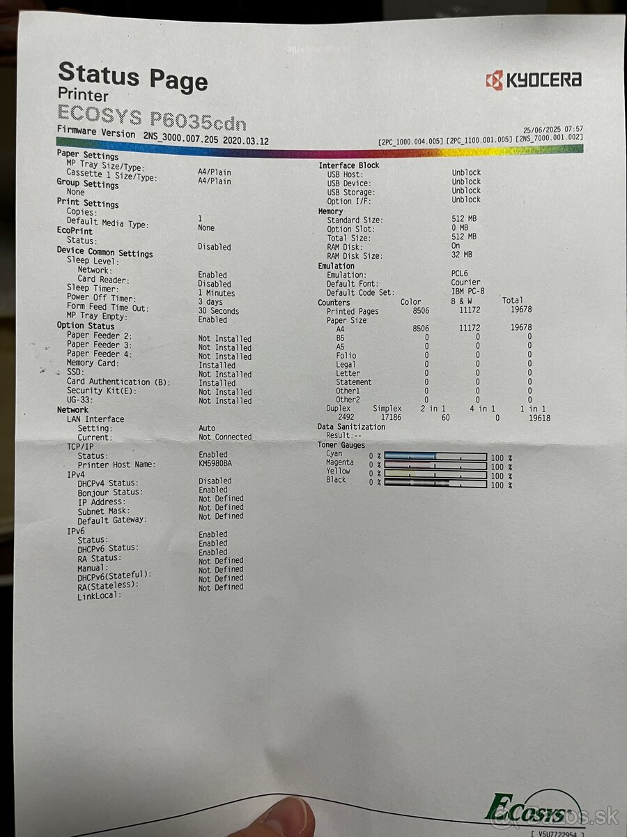 Laserova tlaciaren ECOSYS P6035sdn - 6