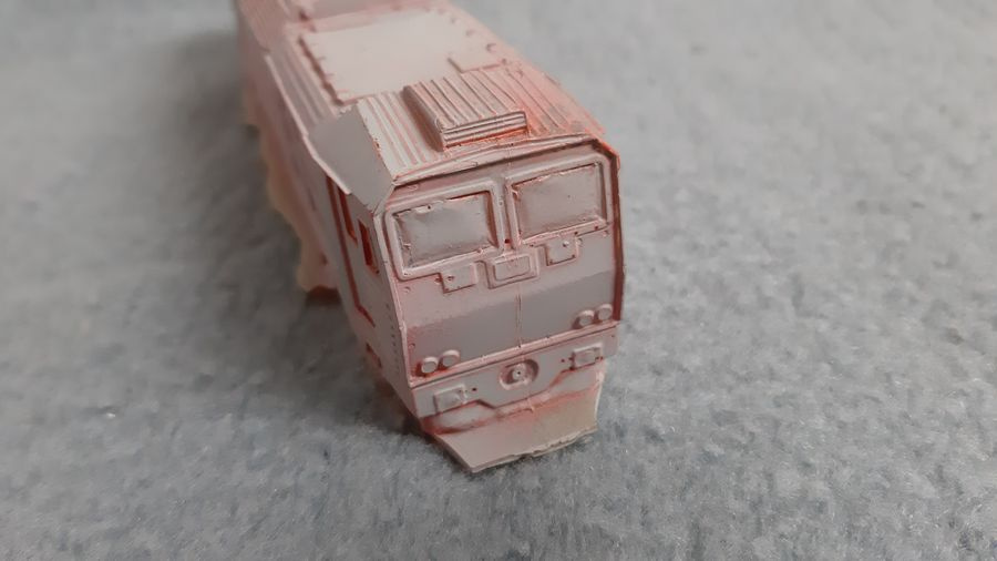 Vláčiky - odliatok skrine S499.2 (263) v mierke H0 - 6