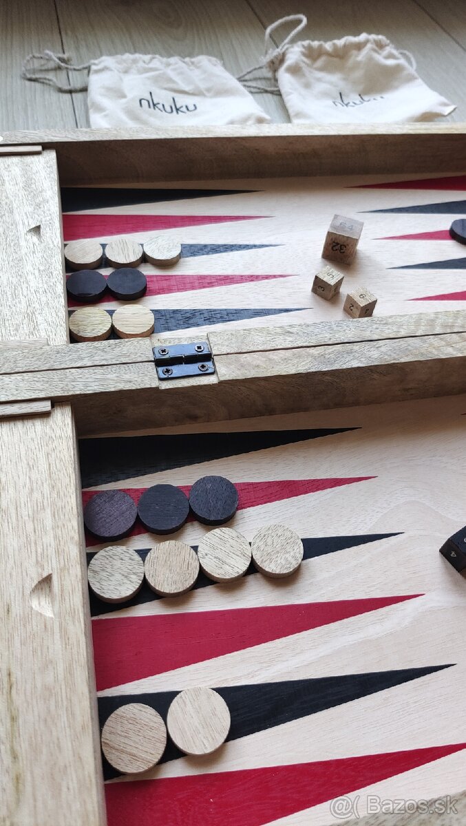 Backgammon z mangového dreva - 6