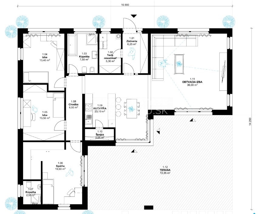 NADČASOVÝ BUNGALOV S POZEMKOM A KRÁSNYM VÝHĽADOM - OVČIARSKO - 6