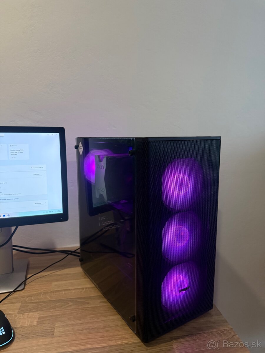 Herne pc s r9 390 8GB, 16GB Ram, ssd, Win 11,RGB - 6