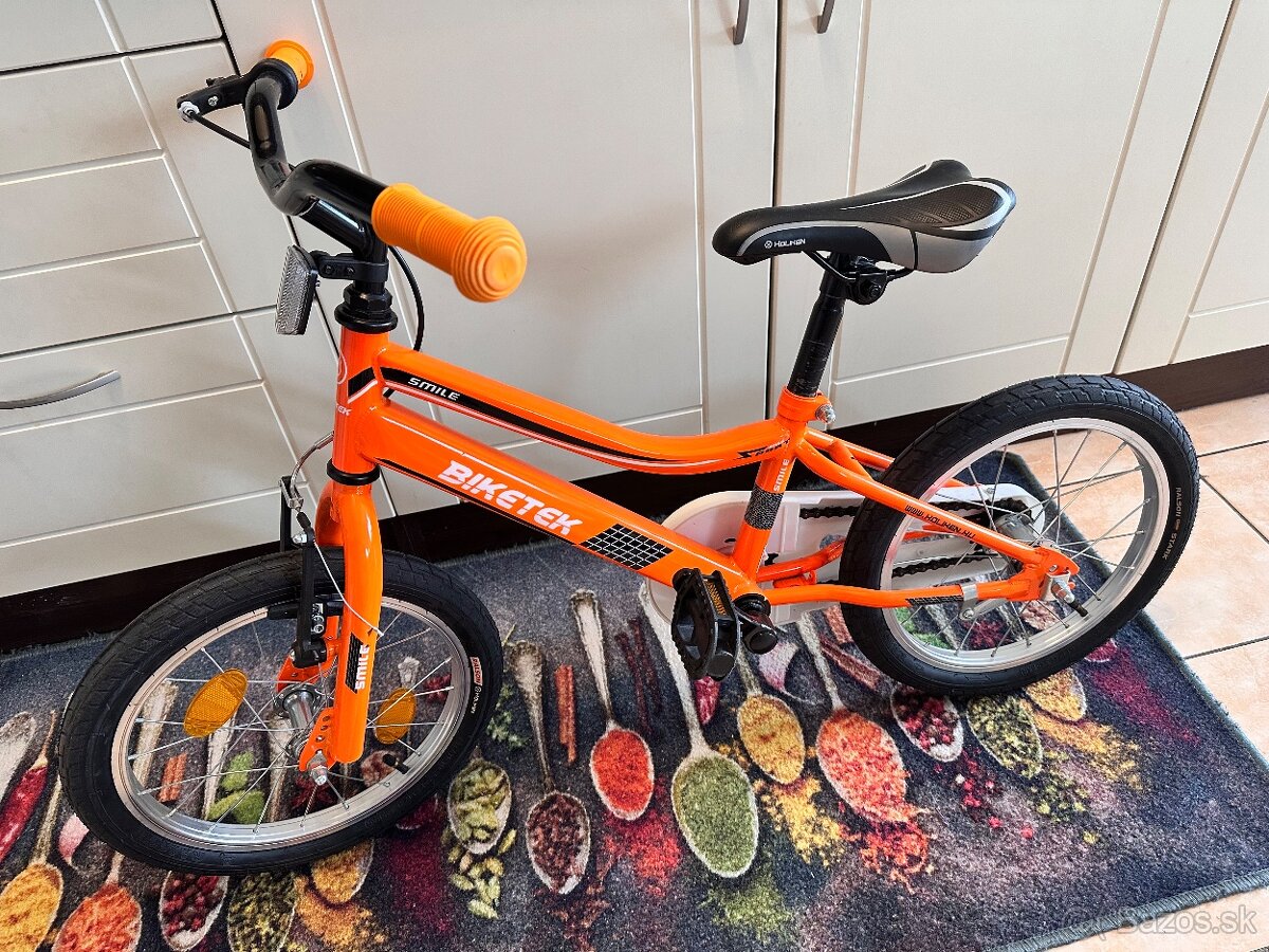 Bicykel Biketek 16” oranžový - 6