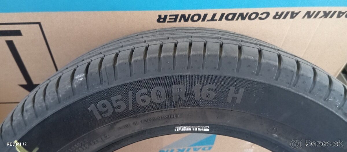 Predám dve letné pneumatiky195x60 R16 Continental - 6