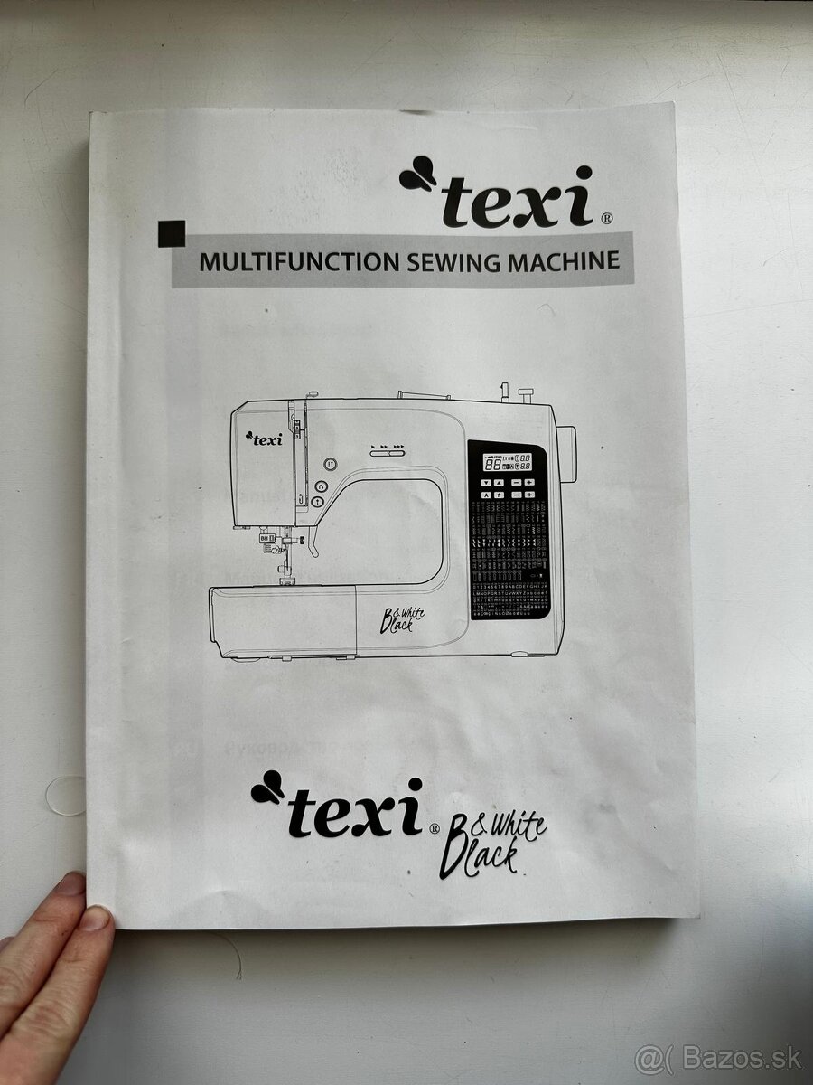 Šijací stroj TEXI BLACK&WHITE - 6