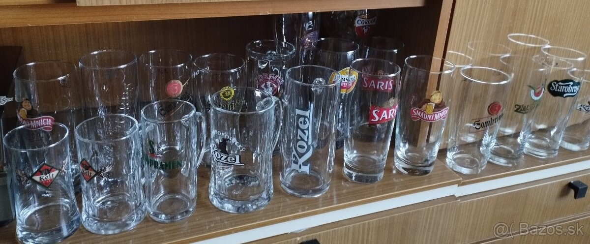Predam pivove pohare - zbierka rôznych značiek... - 6
