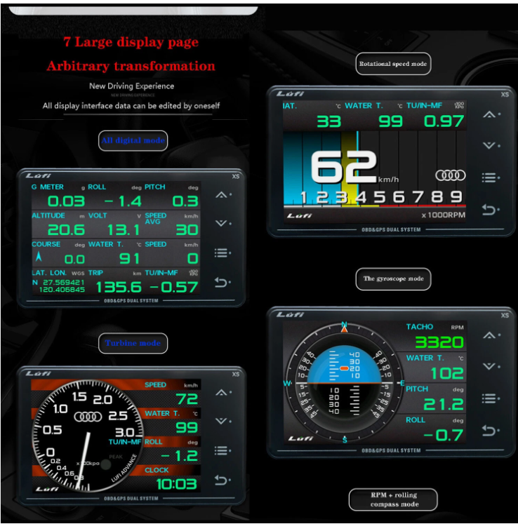 Lufi XS - OBD2 display - 6