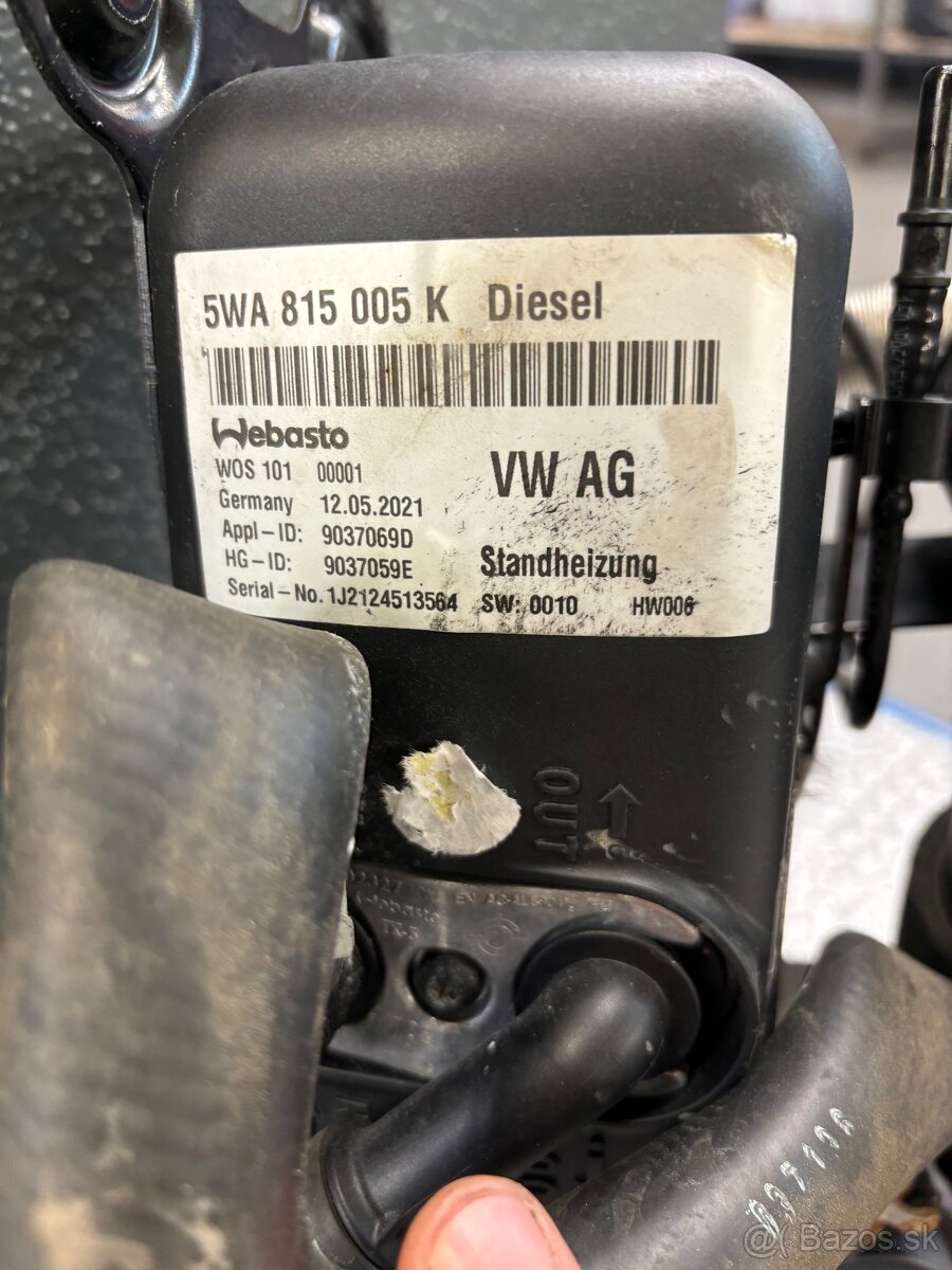 Skoda vw webasto nezavysle kurenie diesel - 6