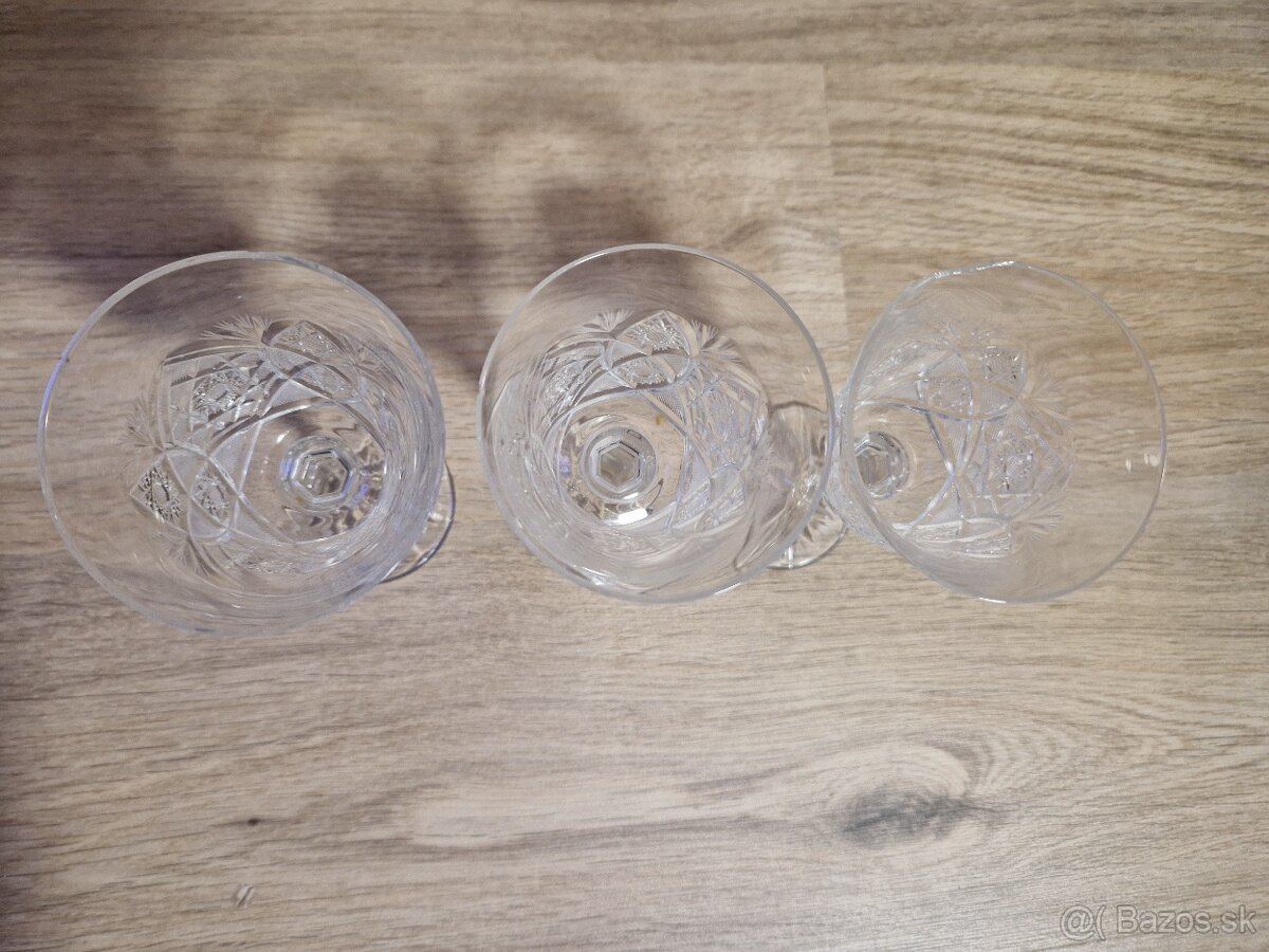 Predám brúsené poháre - 6