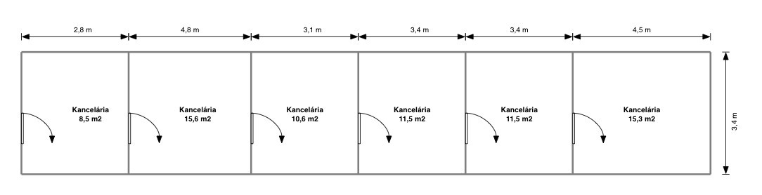 Rekonštruované kancelárske priestory s výmerou 73 m², v cent - Widok 6