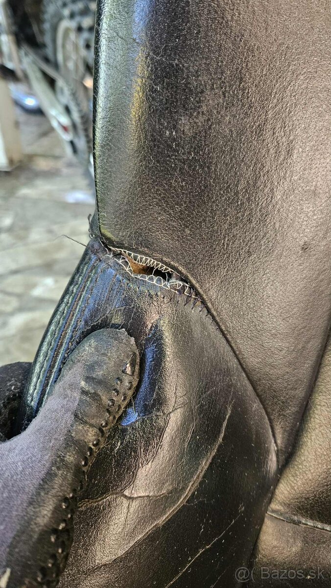 Kožené čierne sportsize sedačky na e46 - 6