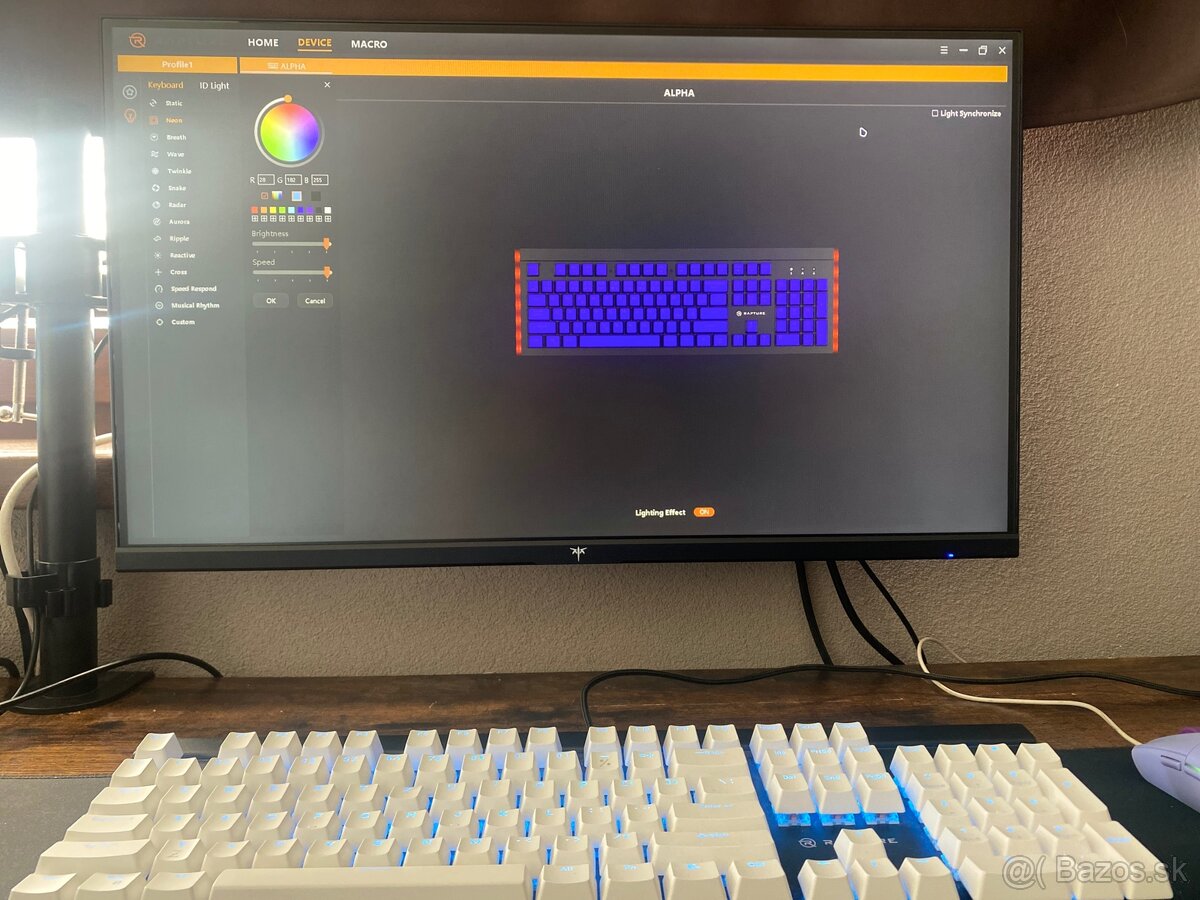 ⌨️ Herná klávesnica Rapture (Kailh Blue) - 6