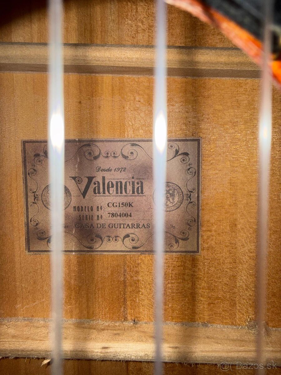 Stredná gitara valencia - 6