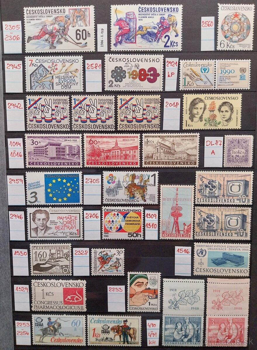 Známky ČESKOSLOVENSKO – 2 - 6