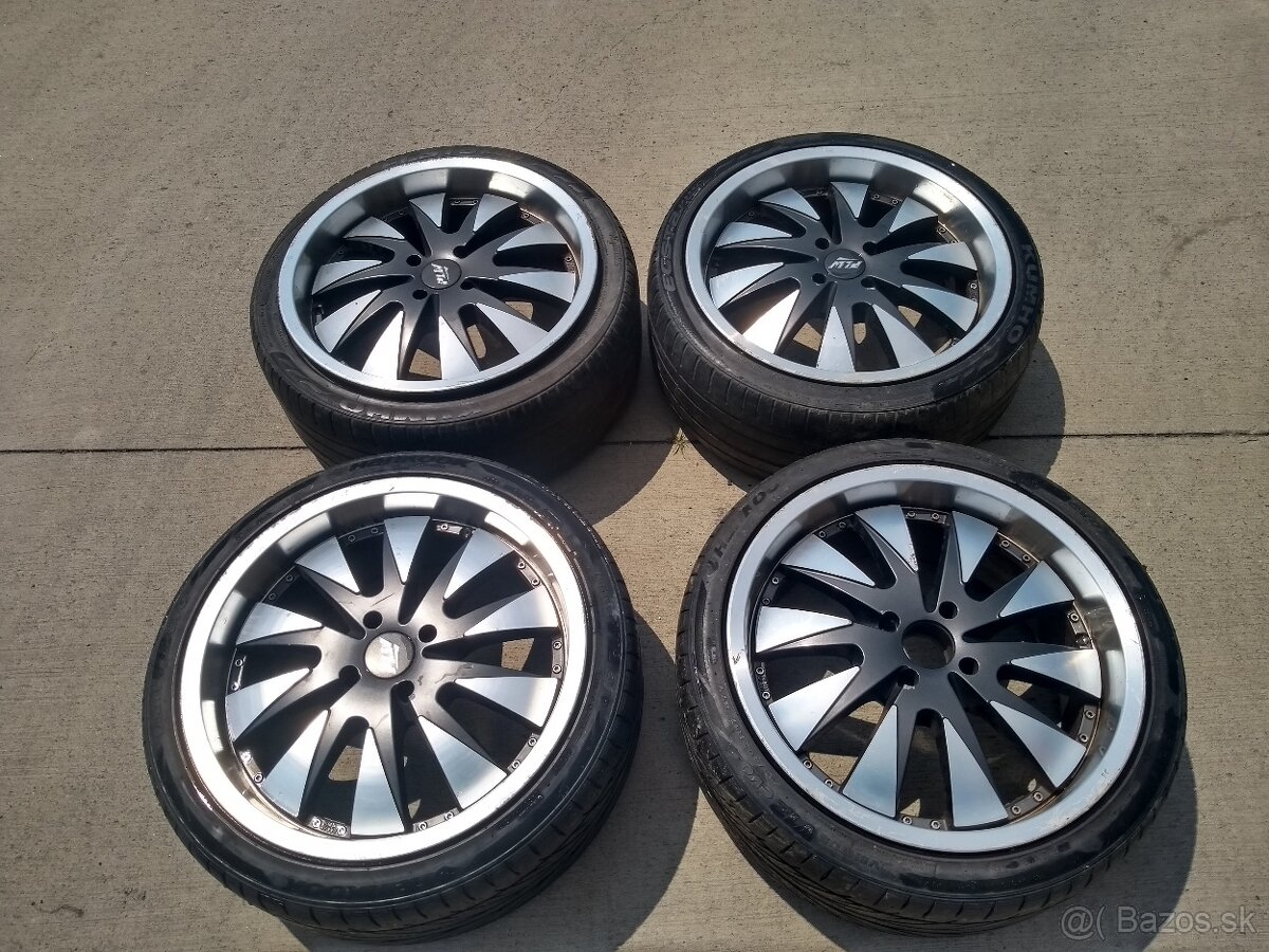 Prémiové športové hliníkové disky 4x100r17 s letnými pneu - 6