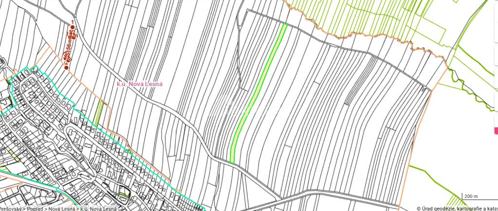 PREDAJ: Investičná príležitosť pozemok; Nová Lesná; 8044 m2 - 6