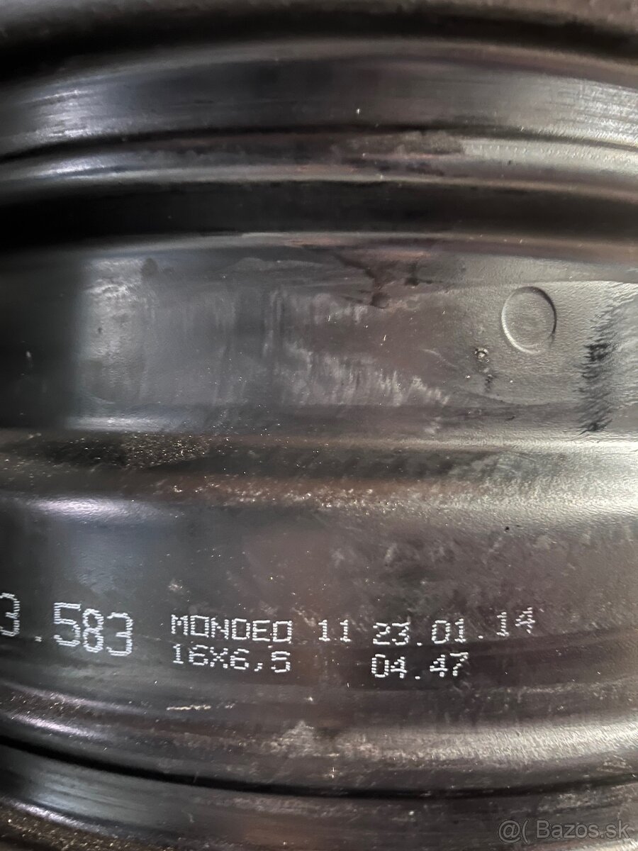 Orig. plechove disky Ford R16, 5x108 - 6