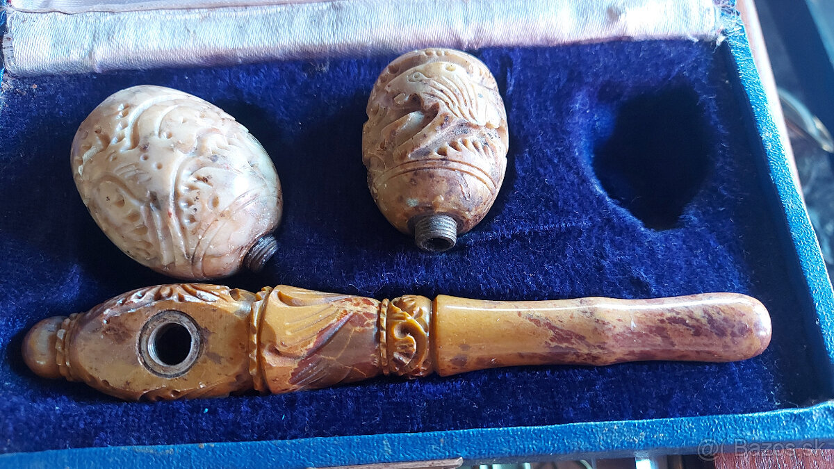 Predám starožitnú Pipu polodrahokam - 6