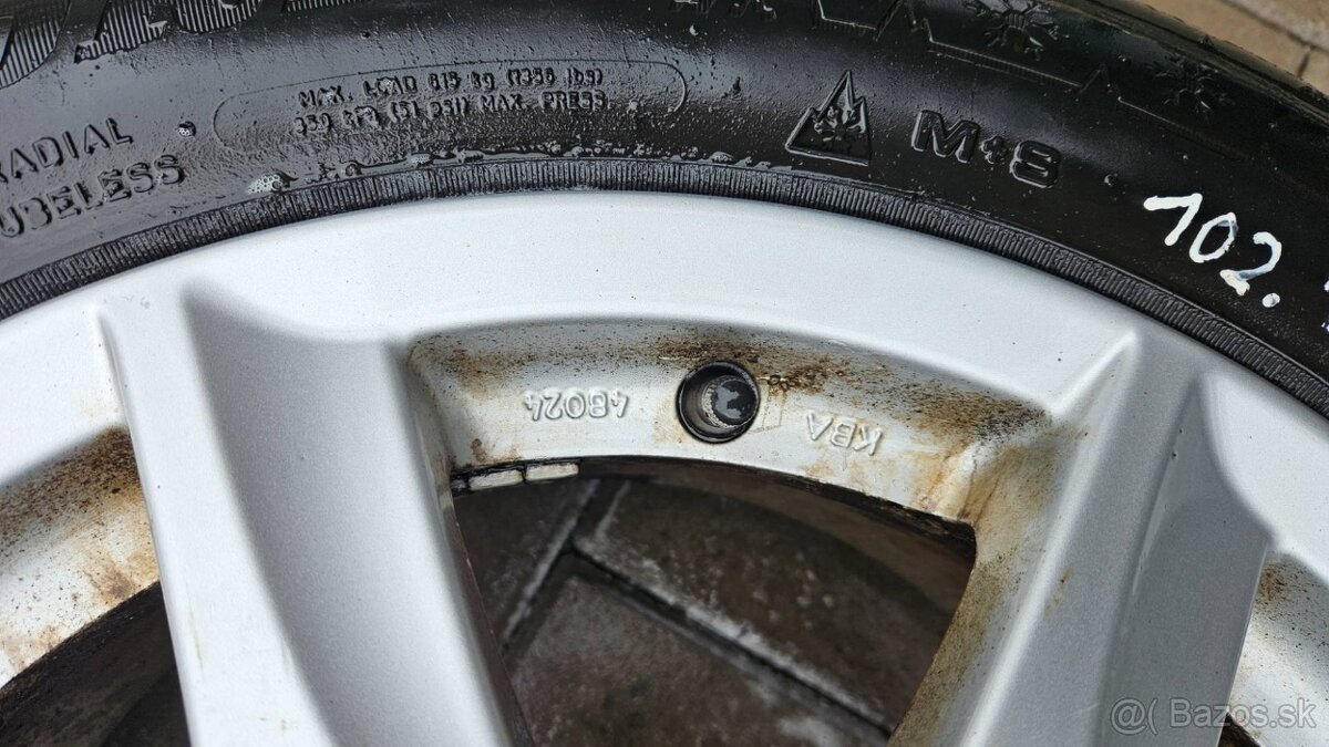 102. sada zimní kola 205/55 r16 5x108 Ford - 6