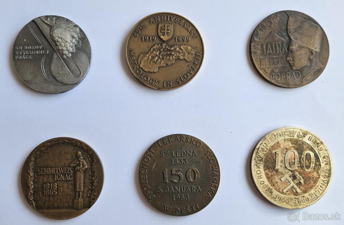 Medaile, plakety, vyznamenania - 6